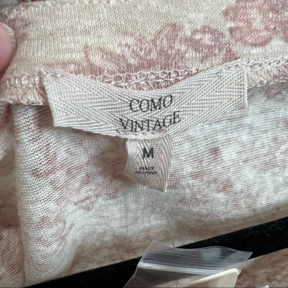 Como Vintage Cream‎ Light Pink Dainty Romaric Rose Print - Picture 6 of 7